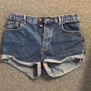 high waisted shorts
